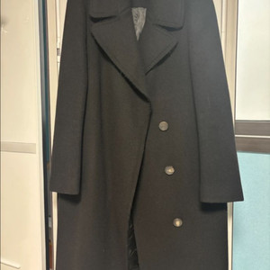 DEWL 듀엘 블랙 울코트 55