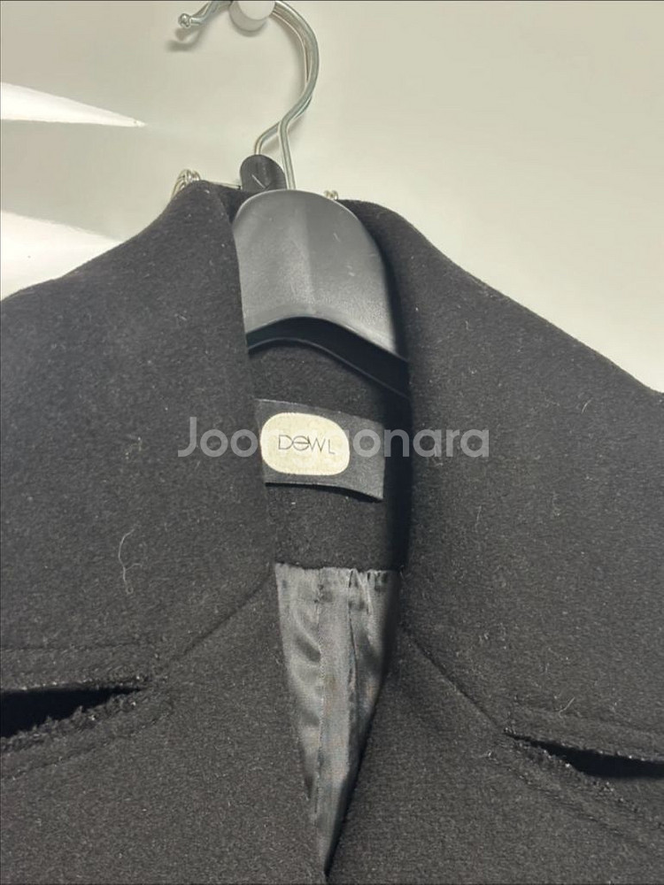 DEWL 듀엘 블랙 울코트 55--1