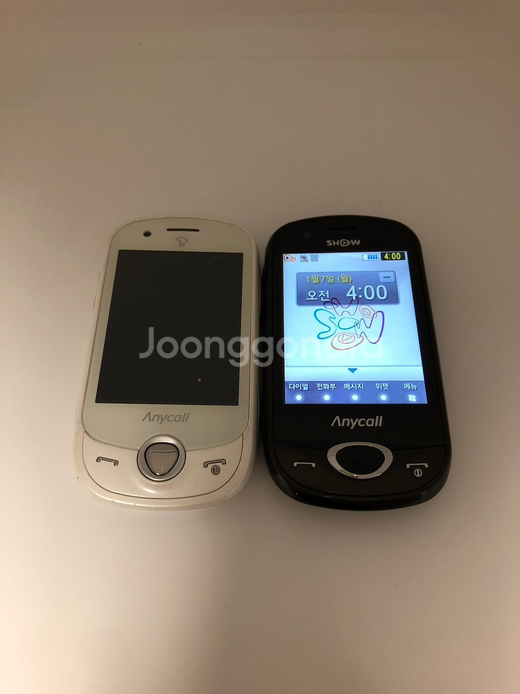 애니콜 미니멀풀터치폰(SHW-A250S) 정상용+부품용--0