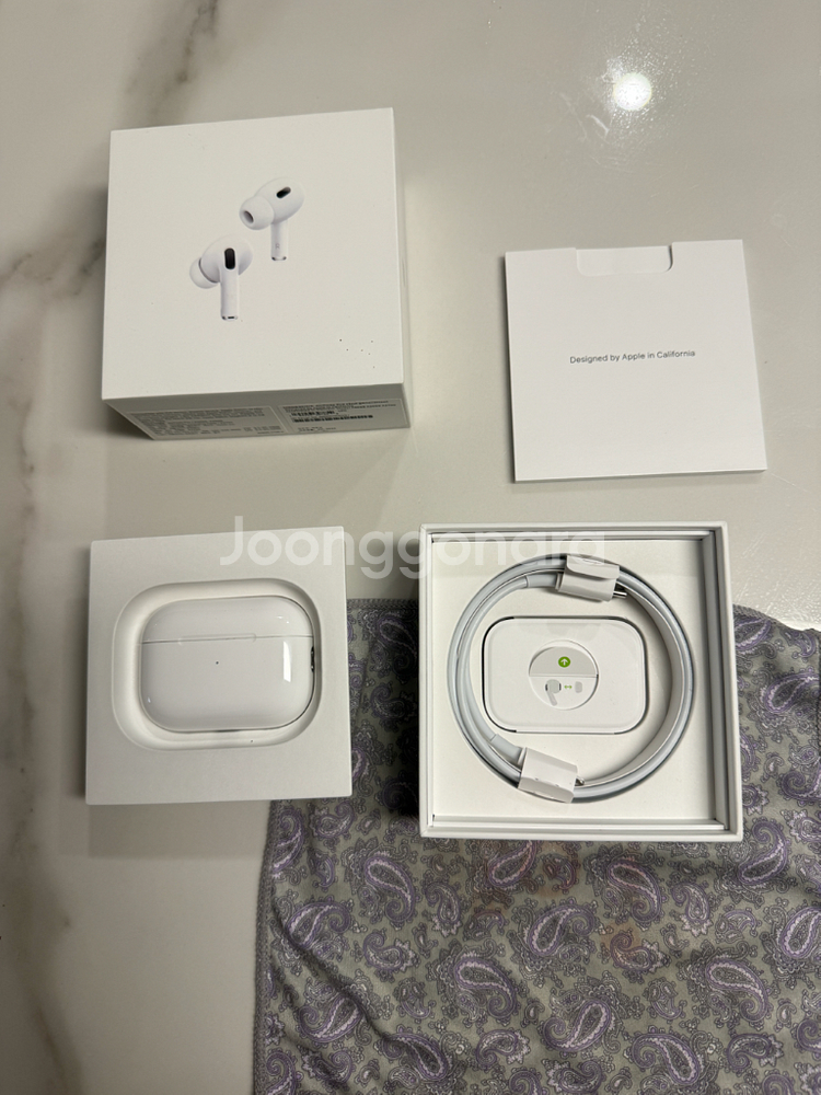 애플 에어팟 프로 2세대 화이트 (8핀)--0