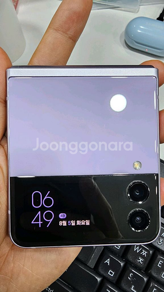 갤럭시 z플립3 5g 256gb 라벤더--4