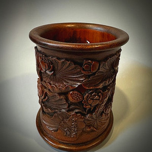 고대 문방용품 - 대나무 필통