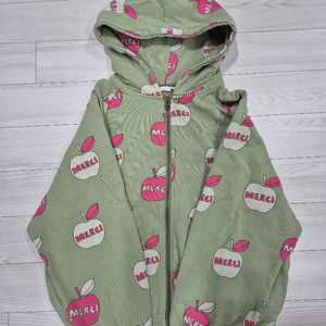 리미떼두두 Merci 사과 후드 집업 2XL
