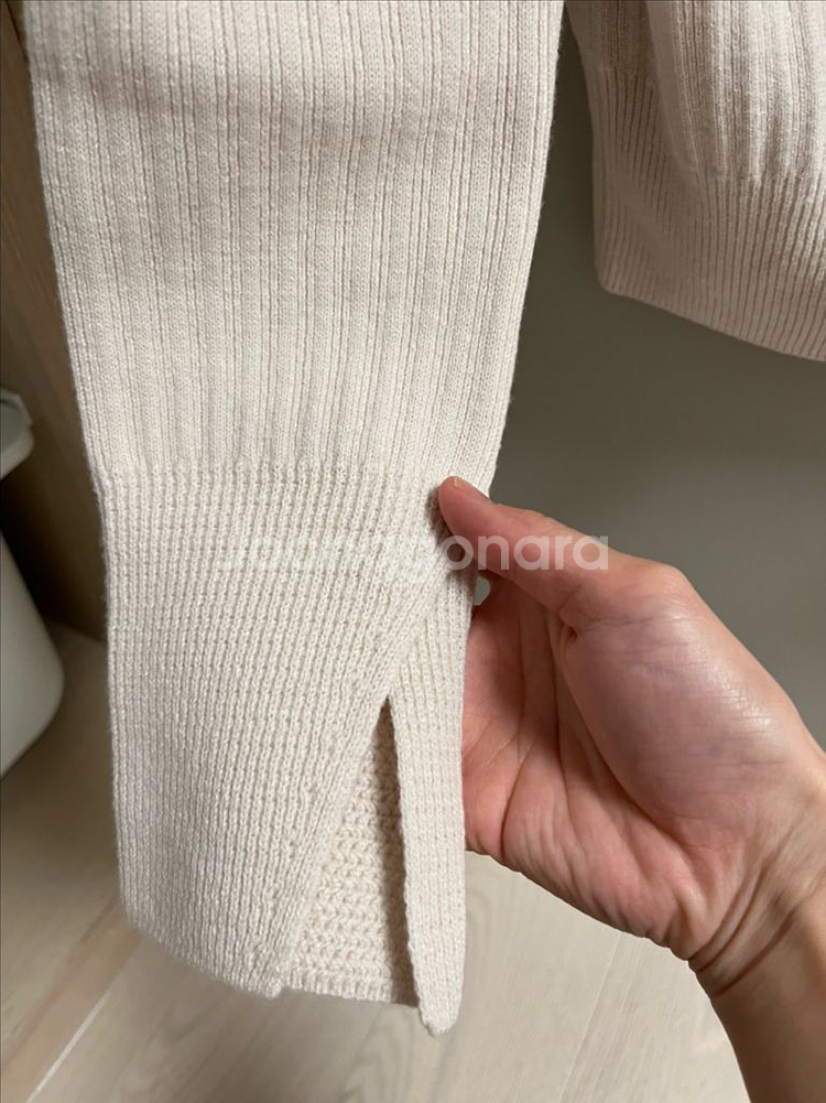 타임 브이넥 타이 니트(90)--2