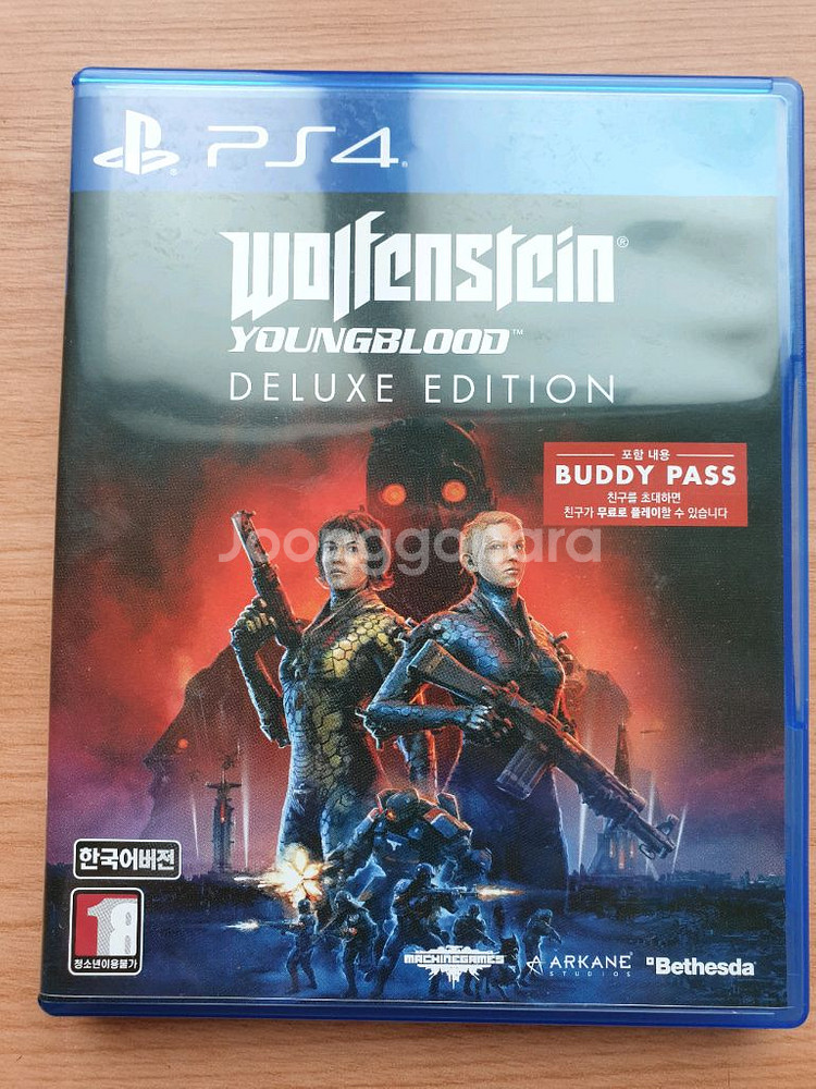 PS4 플스4 타이틀 울펜슈타인 영블러드 디럭스 에디션--0