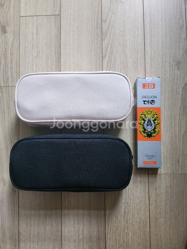 푸르름디자인 필통2개. 연필1통--1