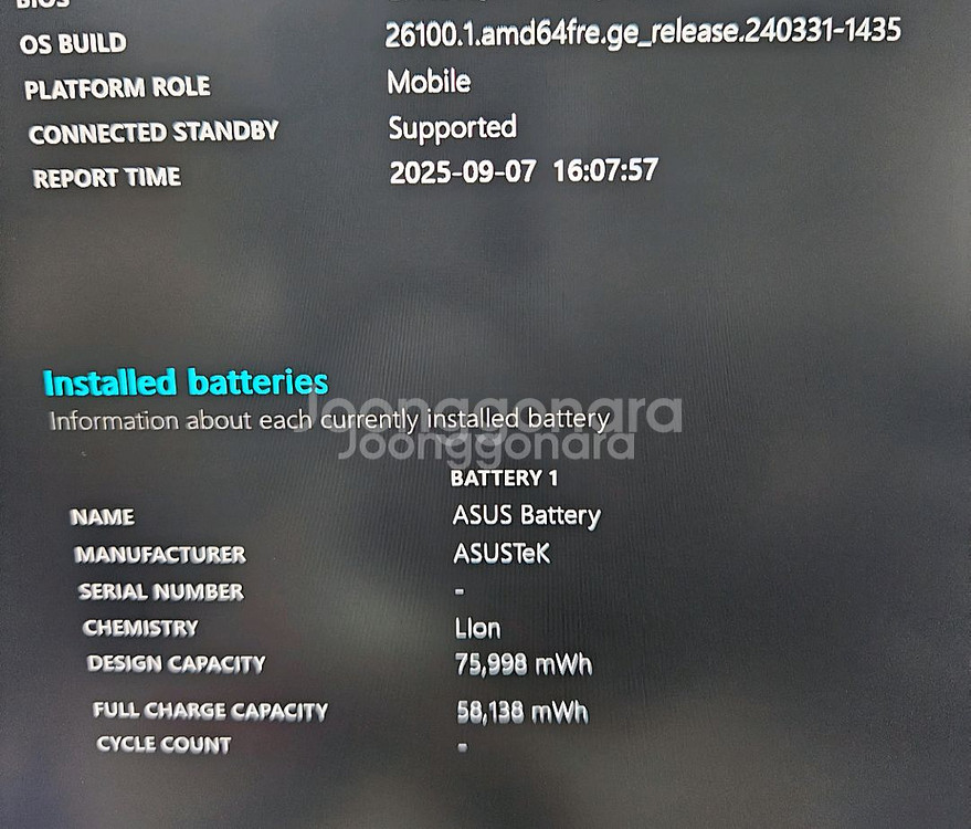 제피러스 G14 GA401m RTX 3060--3