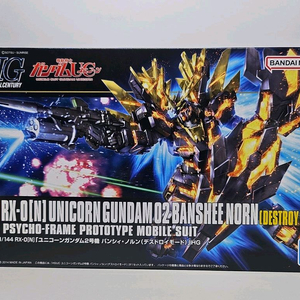 반다이 건담 HG 밴시 노른 디스트로이+골드홀로데칼