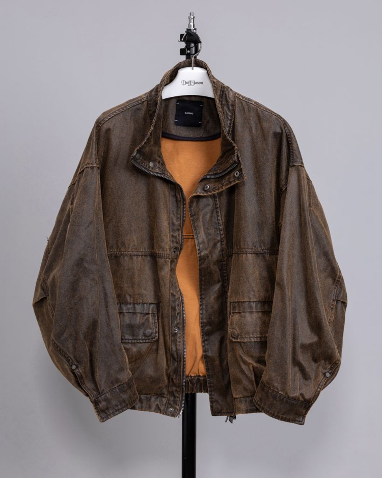 ilcorso 빈티지 브라운 자켓 100--1