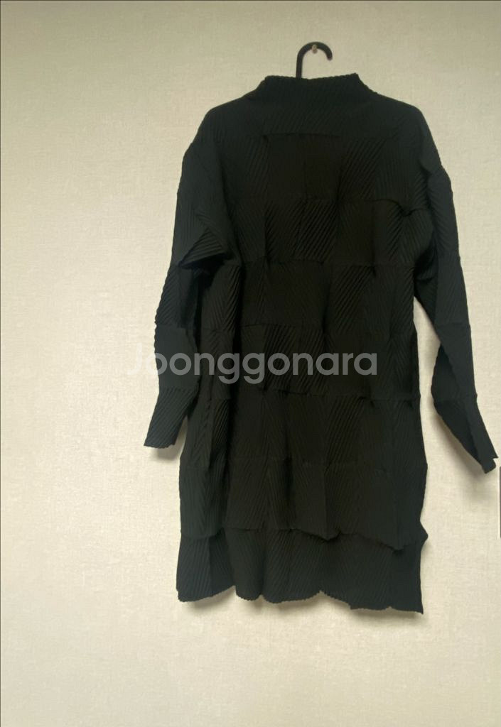 플리츠미 입체주름 롱자켓--0