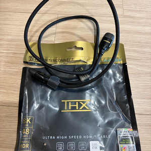 THX HDMI 2.1b 케이블 1M 새제품 판매합니다