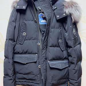 무스너클 패딩 k-에디션 블랙 S사이즈