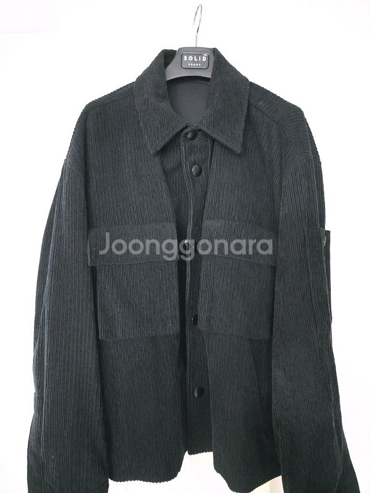 솔리드옴므 22fw 코듀로이 자켓 52사이즈--0