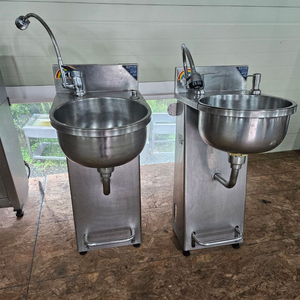 중고 스텐 손세정대 페달식