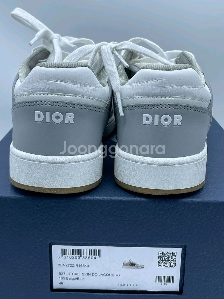 [ 40 / 풀구성 ] 디올 B27 오블리크 스니커즈--8