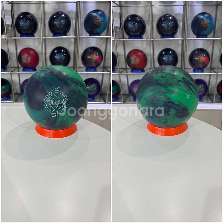 어텐션X(중고볼링공)(덤리스지공가능)--0