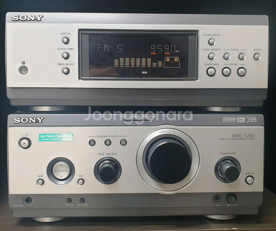 소니 앰프+튜너--0