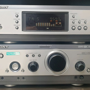 소니 앰프+튜너