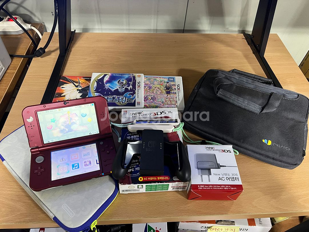 뉴 닌텐도 3DS XL 레드 풀세트--0