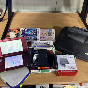 뉴 닌텐도 3DS XL 레드 풀세트