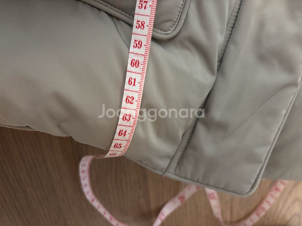 새상품급23년 에고이스트 사가퍼 구스 벨트 패딩55--9