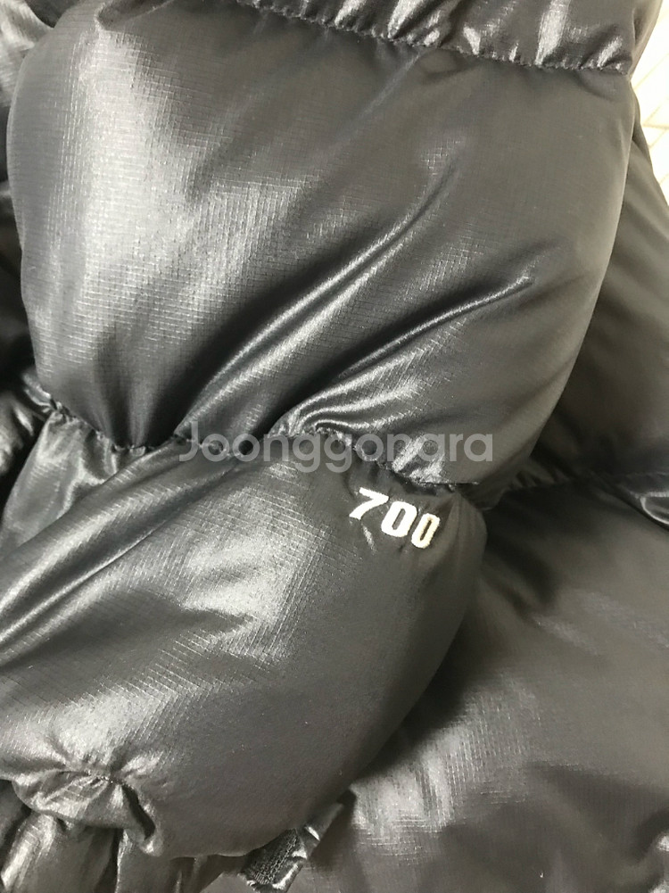 노스페이스 눕시패딩 무광블랙 700(드라이완료!)--5