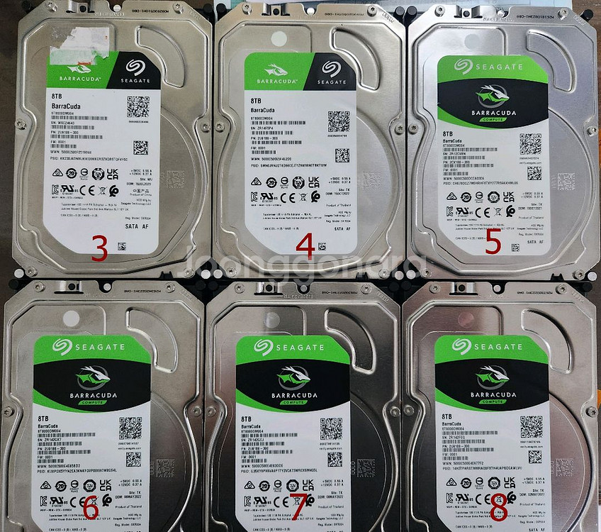 하드디스크3.5인치 HDD 8tb 씨게이트--0