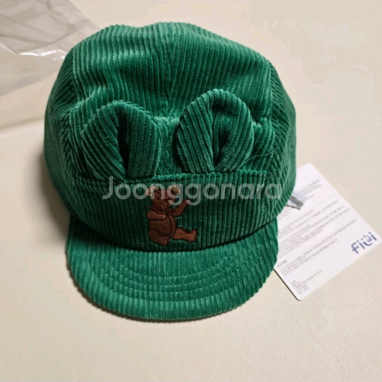 반택포) 베베드피노 테디베어 코듀로이 캡 모자 새상품--0