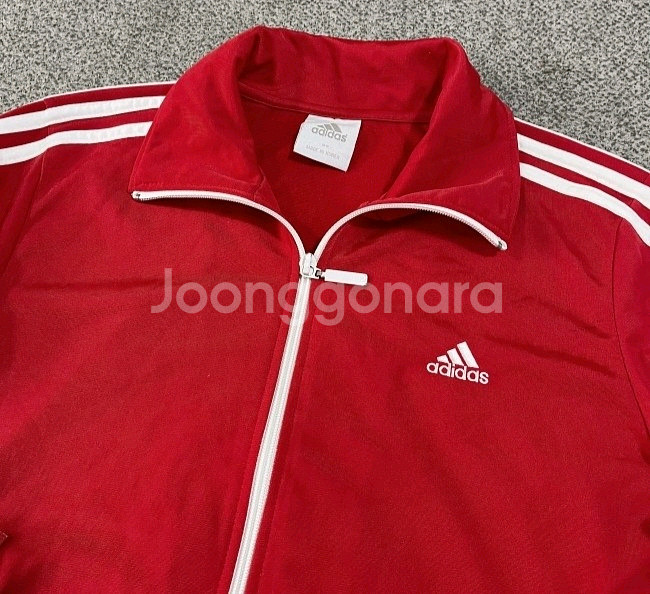 아디다스 레드 빨강 트랙탑 져지집업 90/S--1