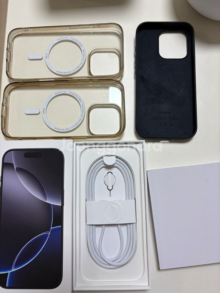 아이폰 16 Pro 블랙 256gb 애플케어플러스 팝니--2