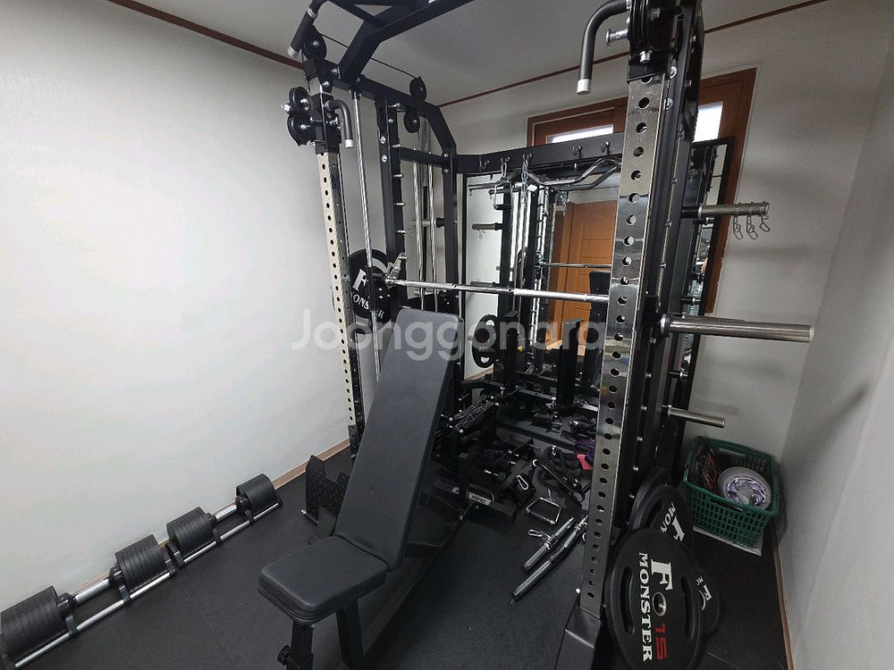 홈짐 제너럴 팬타콘 스미스머신 +아령+바벨 총세트--0