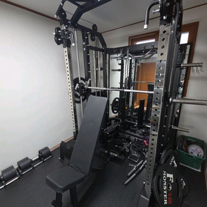 홈짐 제너럴 팬타콘 스미스머신 +아령+바벨 총세트