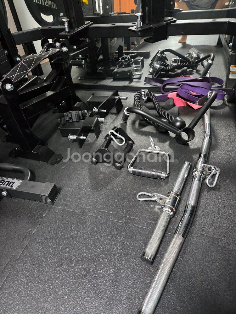 홈짐 제너럴 팬타콘 스미스머신 +아령+바벨 총세트--2