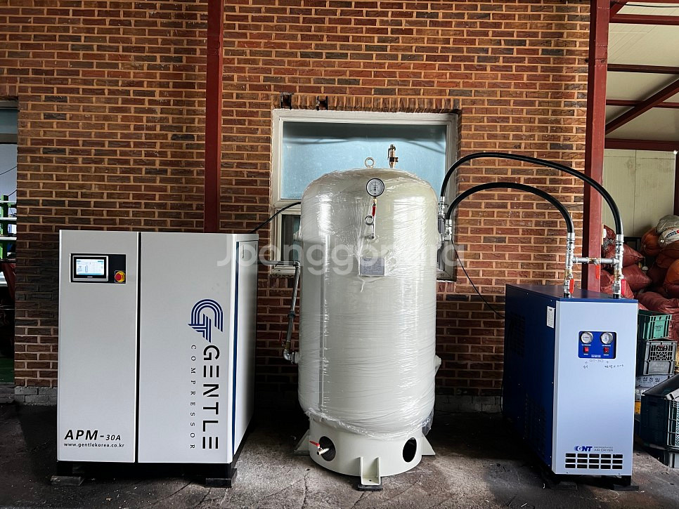 30마력 인버터스크류 콤프레샤-드라이어,탱크포함--4