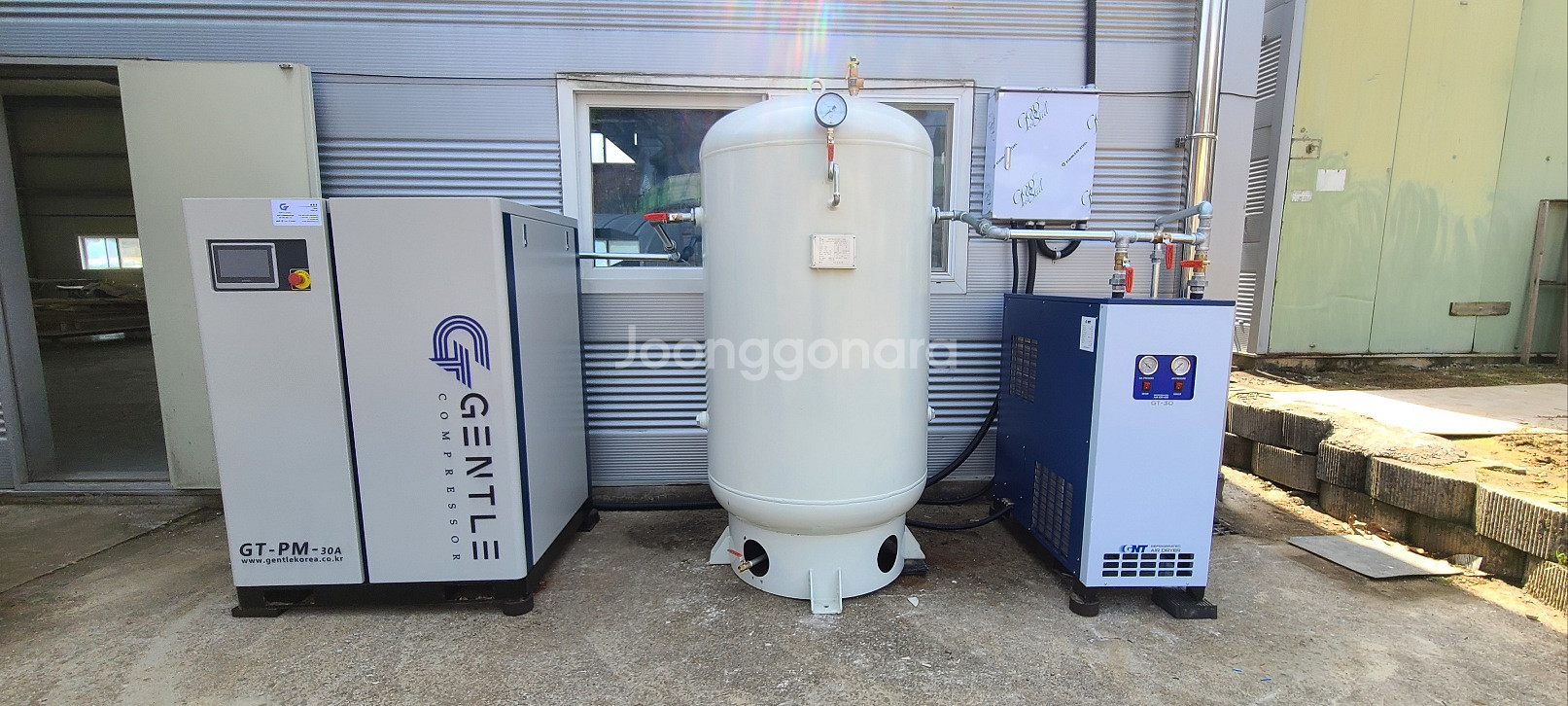 30마력 인버터스크류 콤프레샤-드라이어,탱크포함--5