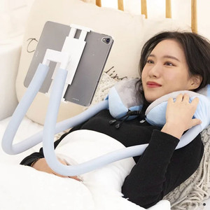 목쿠션 스마트폰 거치대 이미지