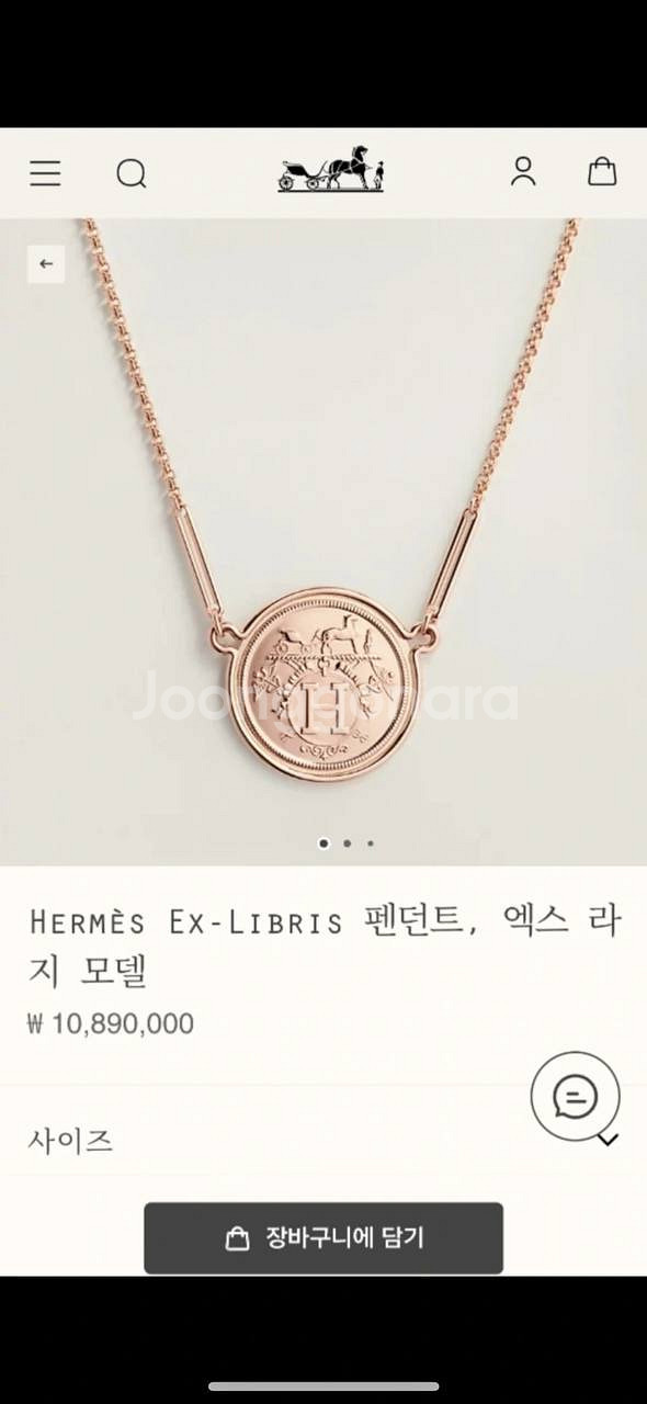 에르메스 엑스라브리스 팬던트--0