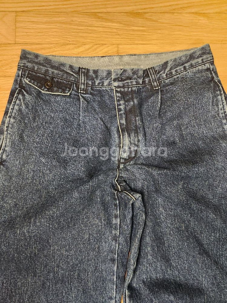 헨리코튼 BSC 원턱 데님팬츠--12