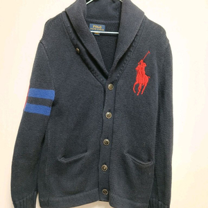 폴로 키즈 빅포니 네이비 니트 가디건 사이즈 S(8)