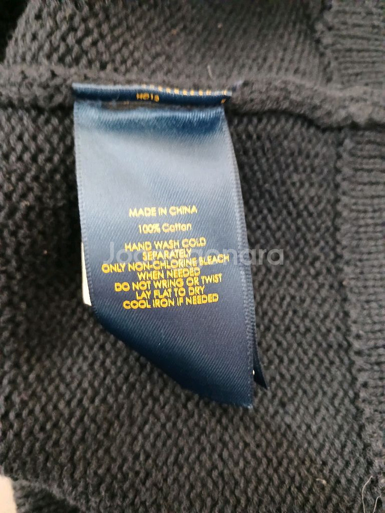 폴로 키즈 빅포니 네이비 니트 가디건 사이즈 S(8)--3