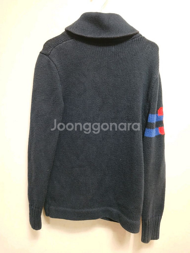 폴로 키즈 빅포니 네이비 니트 가디건 사이즈 S(8)--1