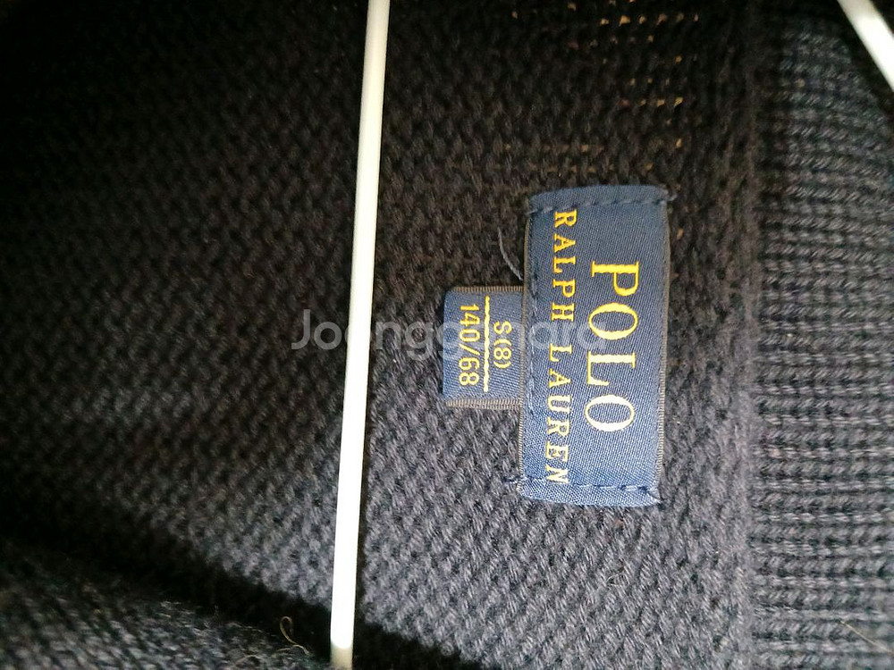 폴로 키즈 빅포니 네이비 니트 가디건 사이즈 S(8)--2