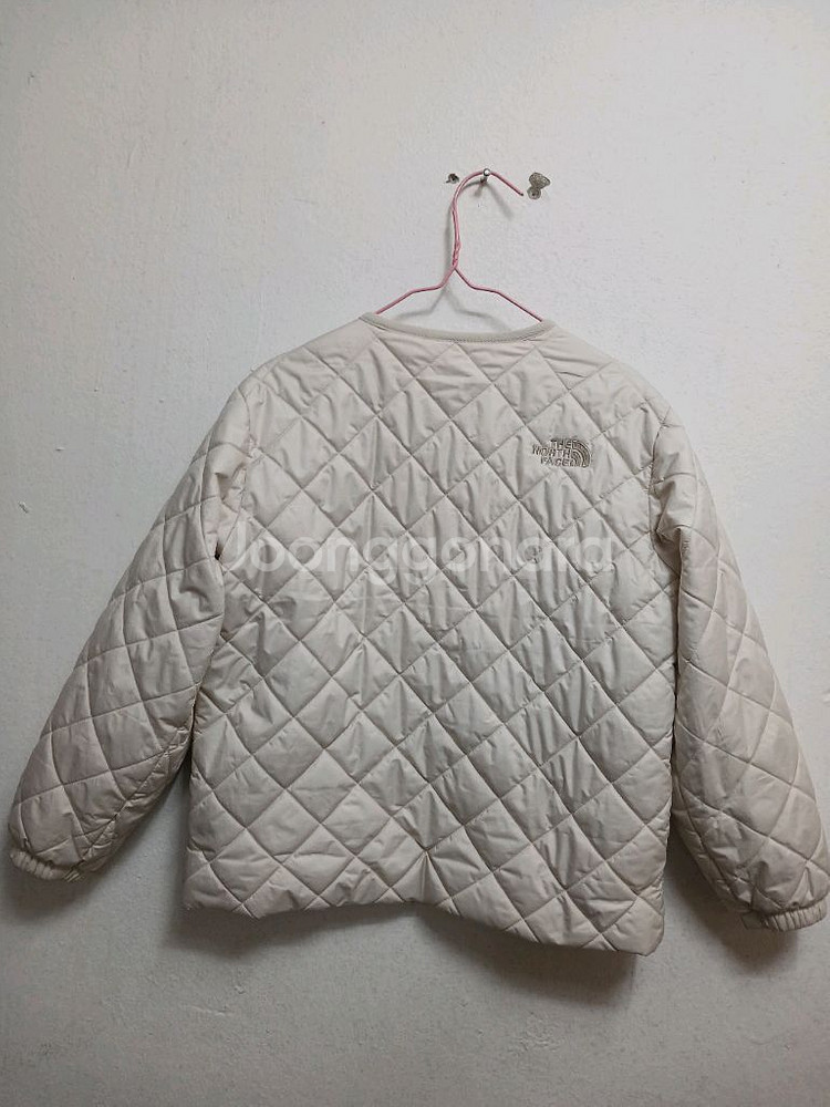 노스페이스 키즈 아이보리 퀼팅 경량패딩 사이즈 130--2