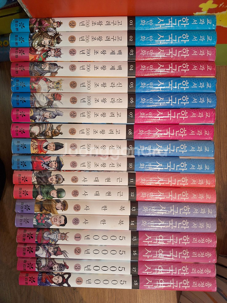 효리원 교과서 한국사 만화/웅진 한발먼저 알자 알자!--0