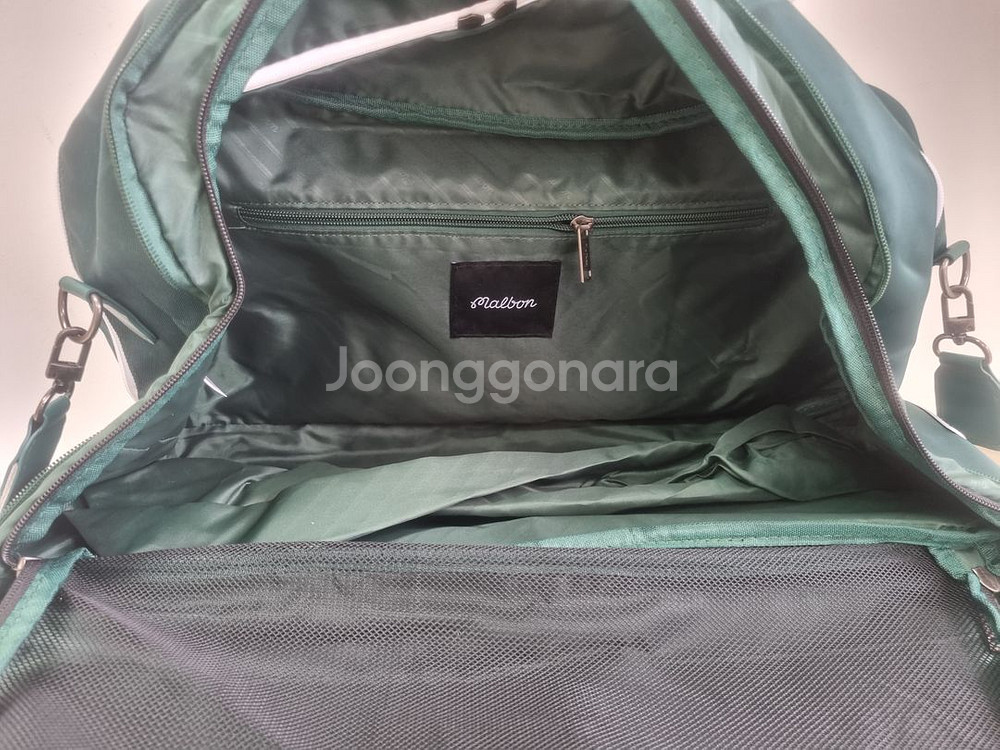 말본 멀티포켓 보스턴백 (그린)--8