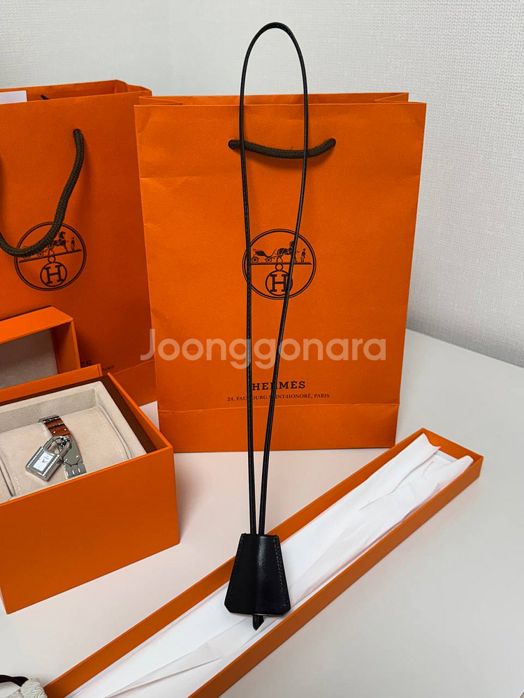 에르메스 켈리워치 미니 모델 스틸 다이아몬드베젤--5