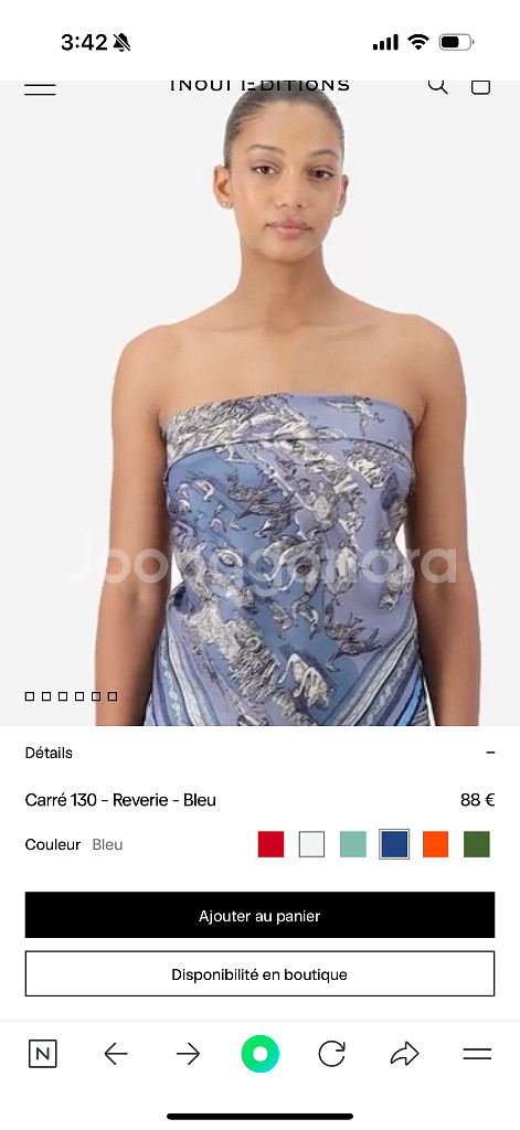 이누이에디션 코튼소재 스카프130--3