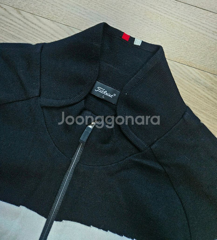 타이틀리스트 니트집업 골프웨어 가디건 L--2