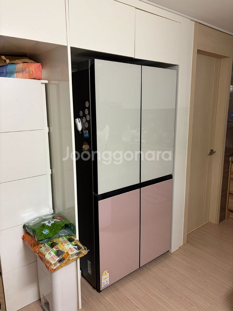 삼성 비스포크 키친핏 4도어 냉장고 (605L) 급처!--0