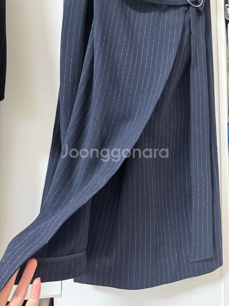 잇미샤 스트라이프 랩 원피스--2